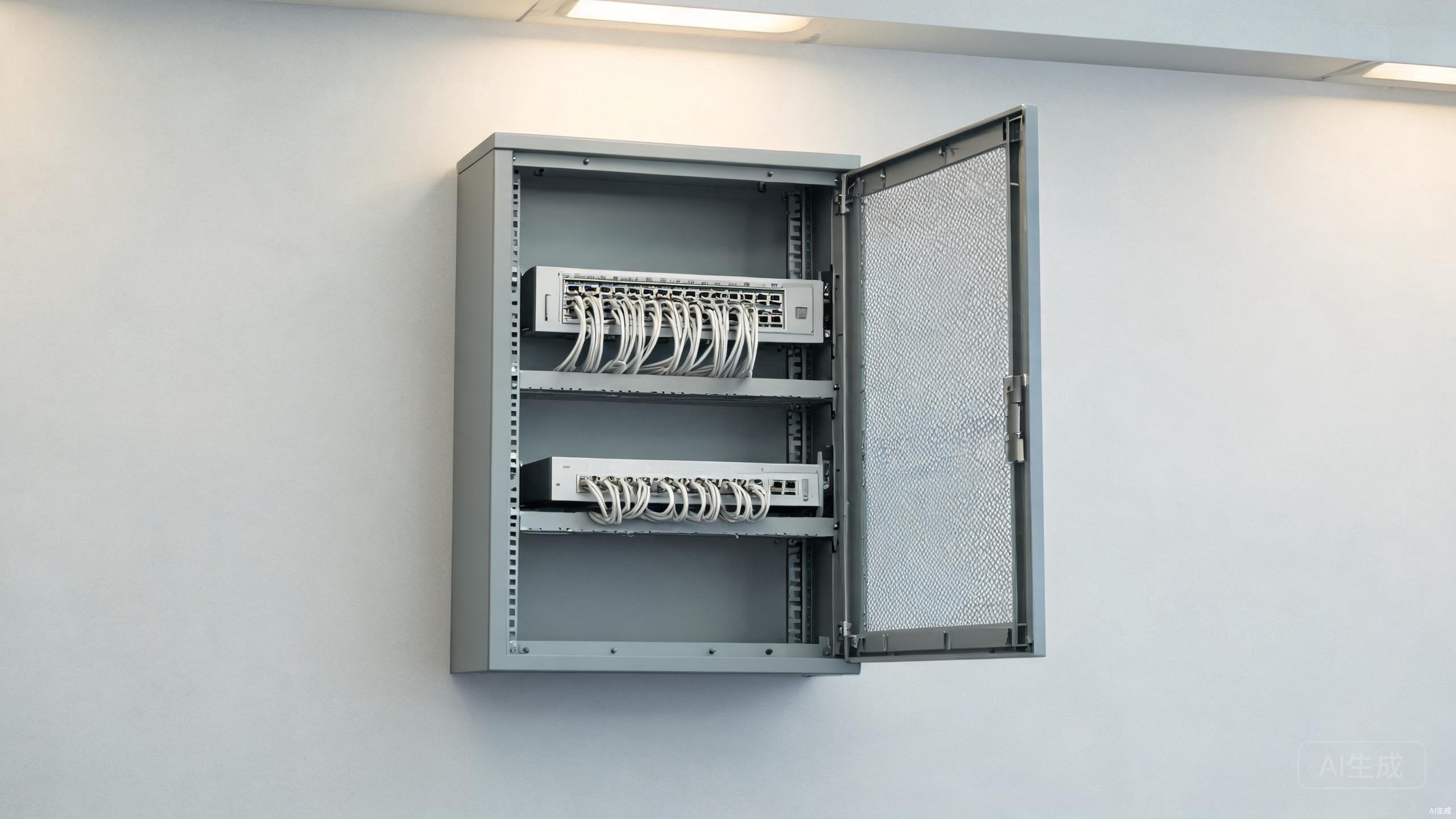 门店 NVR 机柜实拍