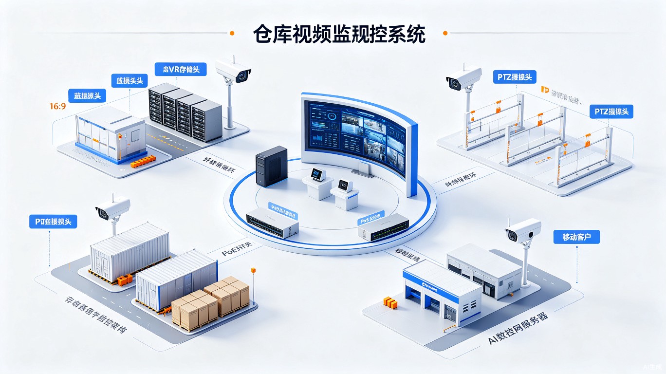 安防监控系统拓扑